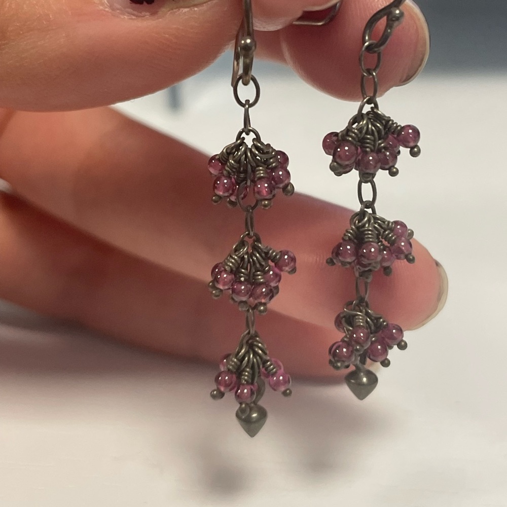 Me&Ro ruby earrings - Picture 3 of 4